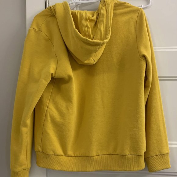 yellow jacket with hood + pockets (size S) - Picture 3 of 3